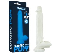 Светящийся в темноте фаллос на присоске Lumino Play Dildo 27 см