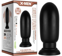 Большая анальная втулка на присоске X-Men Butt Plug 20 см
