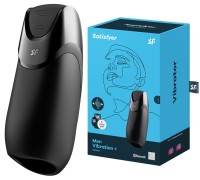 Смарт-мастурбатор с вибрацией Satisfyer Men Vibration+ ДЕФОРМИРОВАННАЯ УПАКОВКА