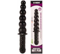 Двухсторонний фаллос с рельефной рукоятью X-Men Sword Handle Butt Plug 35 см