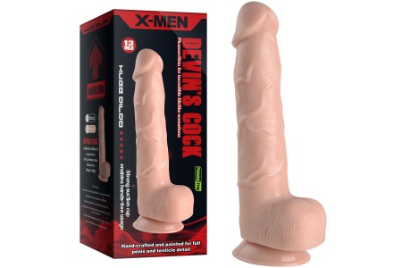 Реалистичный фаллос-гигант X-Men Devins Cock 33 см
