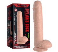Реалистичный фаллос-гигант X-Men Dylans Cock 32 см