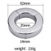 Эрекционное кольцо из стали на магнитах с шириной 1,4 см - фото 3