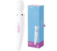 Вибромассажер перезаряжаемый Satisfyer Wand-er Women белый ДЕФОРМИРОВАННАЯ УПАКОВКА