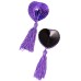 Фиолетовые пэстисы-сердечки с кисточками Erolanta - фото 2