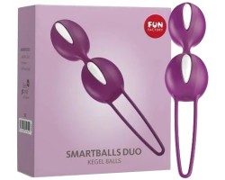 Шарики вагинальные Fun Factory SmartBalls Duo фиолетово-белый