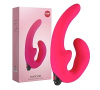 Страпон Fun Factory с вибрацией Sharevibe розовый