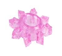 Тянущееся розовое кольцо для эрекции Toyfa