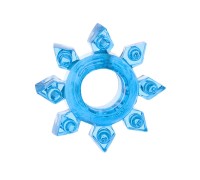 Тянущееся голубое кольцо для эрекции Toyfa