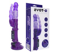 Вибратор с ротацией на присоске A-toys