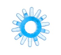 Тянущееся синее кольцо Toyfa для эрекции
