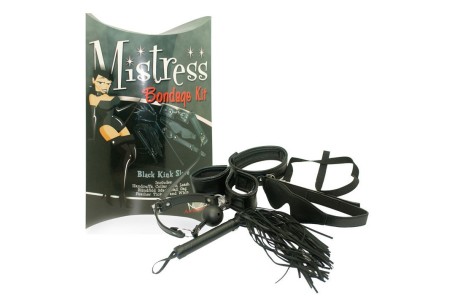 Бондажный набор черного цвета Mistress Bondage