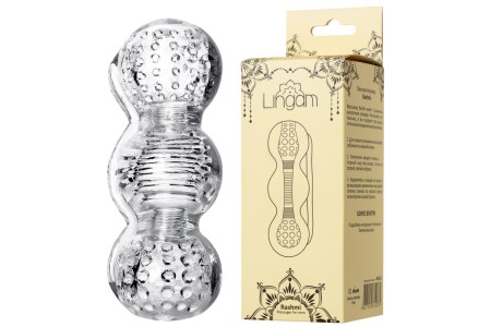 Прозрачный мастурбатор Lingam Rashmi
