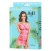 Розовое платье-сетка Joli Miami L/XL - фото 1