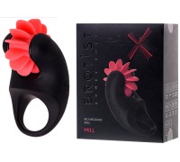 Виброкольцо Erotist Mill с ротацией, черное