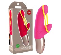Мини-вибратор с клиторальной стимуляцией Fun Factory Amorino розовый