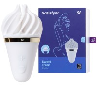Вращающийся стимулятор Satisfyer Sweet Treat белый