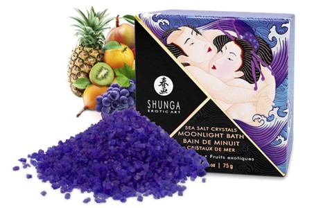 Соль мёртвого моря Shunga Moonlight Bath Exotic Fruits экзотические фрукты 75 гр