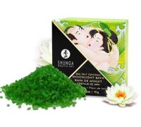 Соль мёртвого моря Shunga Moonlight Bath Lotus Flower с ароматом лотоса 75 гр