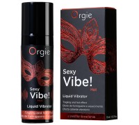 Гель Orgie Sexy Vibe Hot с разогревающим и вибрирующим эффектом, 15 мл