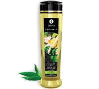 Съедобное массажное масло Shunga Organica Exotic с зеленым чаем 240 мл