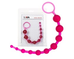 Длинная анальная цепочка ToyFa Anal Beads 30 см
