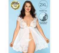 Откровенный бэби-долл белого цвета Candy Girl Stella XXL