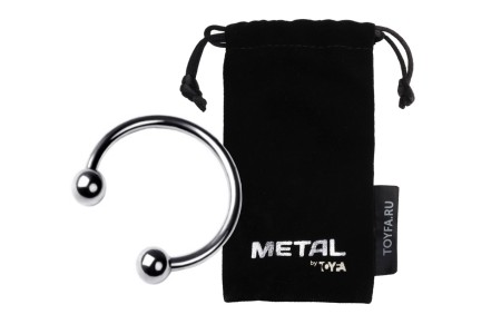 Металлическое кольцо на пенис Metal By Toyfa