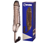 Насадка на пенис с кольцом под мошонку и анальным стимулятором Toyfa Xlover