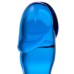 Синий фаллоимитатор из стекла Sexus Glass 13 см - фото 7