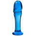 Синий фаллоимитатор из стекла Sexus Glass 13 см - фото 9