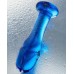 Синий фаллоимитатор из стекла Sexus Glass 13 см - фото 5