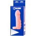 Увеличивающая насадка на пенис с кольцом для мошонки Toyfa Xlover + 3 см - фото 7