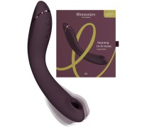 Вакуумный стимулятор точки G с вибрацией Womanizer OG бордовый