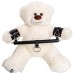 Плюшевый БДСМ медведь с распоркой и наручниками - фото 1