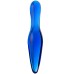 Двусторонний синий фаллос из стекла Sexus Glass 18 см - фото 6
