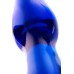 Двусторонний синий фаллос из стекла Sexus Glass 18 см - фото 5
