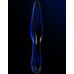 Двусторонний синий фаллос из стекла Sexus Glass 18 см - фото 2