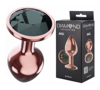Анальная пробка Diamond Jet Shine L розовое золото