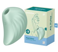 Вакуумно-волновой стимулятор с вибрацией Satisfyer Pearl Diver зеленый ДЕФОРМИРОВАННАЯ УПАКОВКА