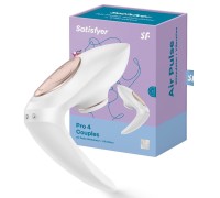 Бесконтактный вакуум-волновой стимулятор для пар Satisfyer Pro 4 Couples ДЕФОРМИРОВАННАЯ УПАКОВКА