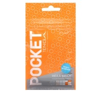 Карманный мастурбатор Tenga Pocket Hexa-Brick