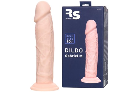 Реалистичный фаллоимитатор на присоске RealStick Silicone Gabriel M 20 см