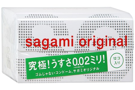 Полиуретановые презервативы Sagami Original 0,02 12 шт