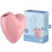 Вакуумно-волновой стимулятор с вибрацией Satisfyer Cutie Heart - фото