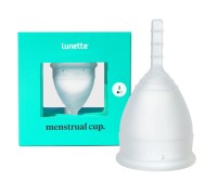 Прозрачная менструальная чаша Lunette Cup 25 мл