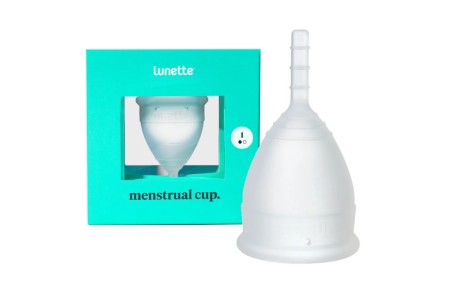 Прозрачная менструальная чаша Lunette Cup 25 мл