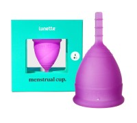 Фиолетовая менструальная чаша Lunette Cup 25 мл
