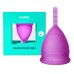 Фиолетовая менструальная чаша Lunette Cup 25 мл - фото