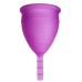 Фиолетовая менструальная чаша Lunette Cup 25 мл - фото 1